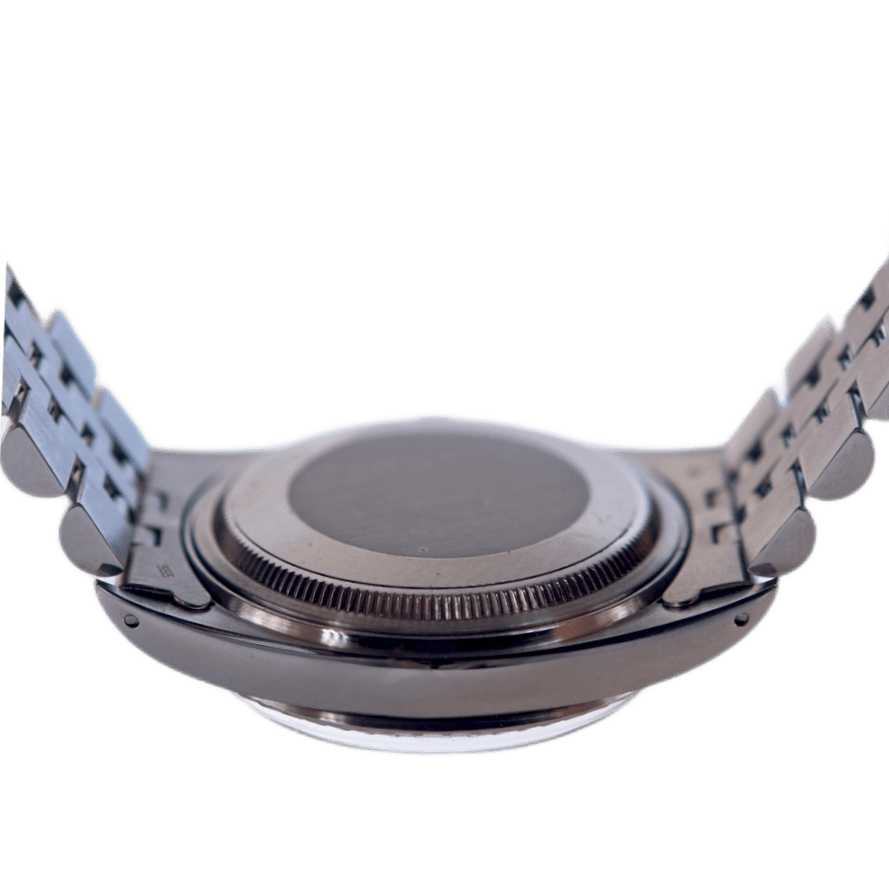 Rolex Vintage Datejust 36 in Edelstahl mit Automatikwerk. Zifferblatt silber-index