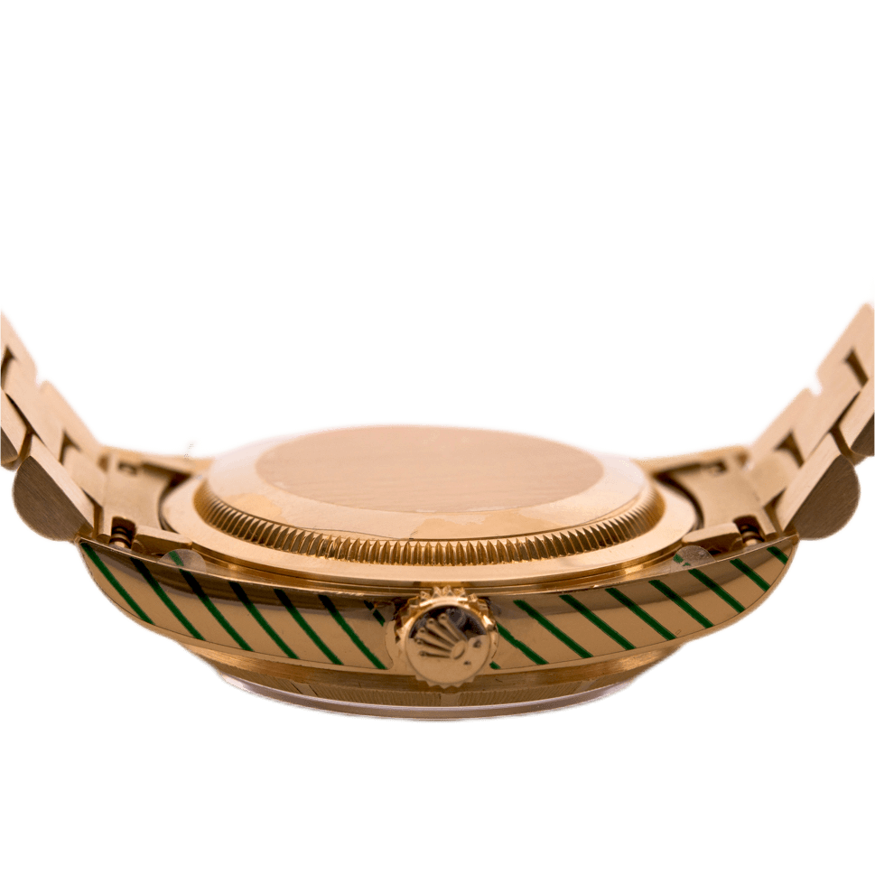 Rolex Oyster Perpetual Day-Date in 750 Gelbgold mit Automatikwerk.