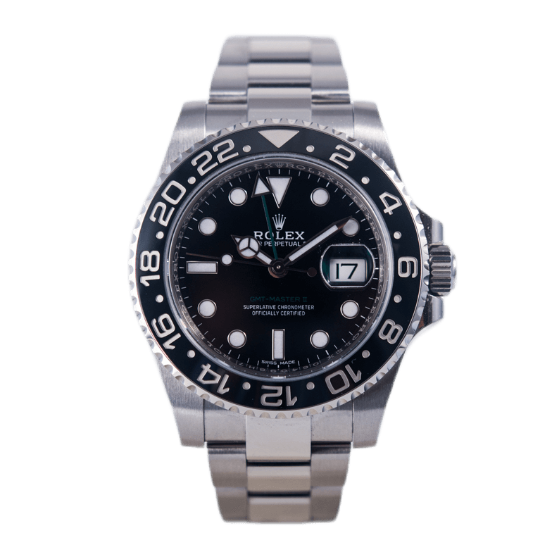 Rolex Oyster Perpetual GMT-Master 2 in Edelstahl mit Automatikwerk
