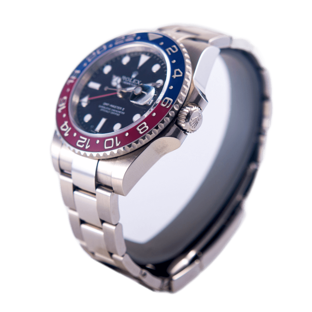 Rolex GMT-Master 2 Pepsi Herrenuhr in 750 Weißgold mit Automatikwerk