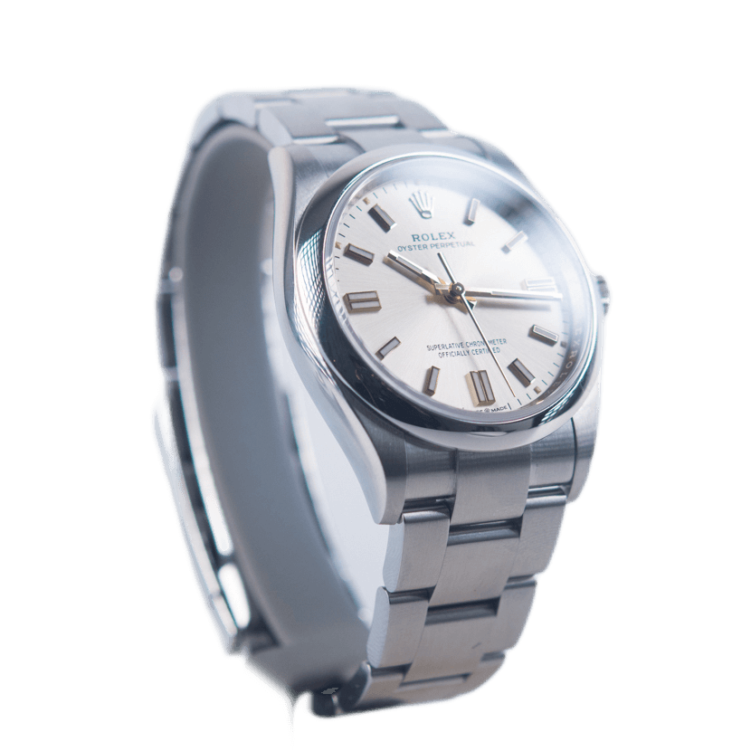Rolex Oyster Perpetual 36 Armbanduhr in Edelstahl mit Automatikwerk
