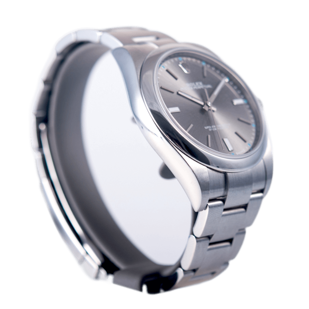Rolex Oyster Perpetual 39 Armbanduhr in Edelstahl mit Automatikwerk