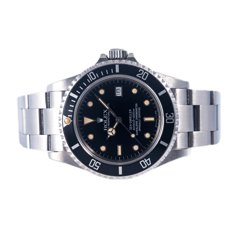 Rolex Oyster Perpetual SeaDweller "Triple Six" Armbanduhr in Edelstahl mit Automatikwerk