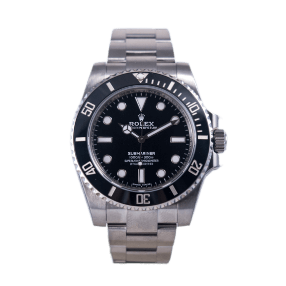 Rolex Submariner No Date Herrenuhr in Edelstahl mit Automatikwerk.