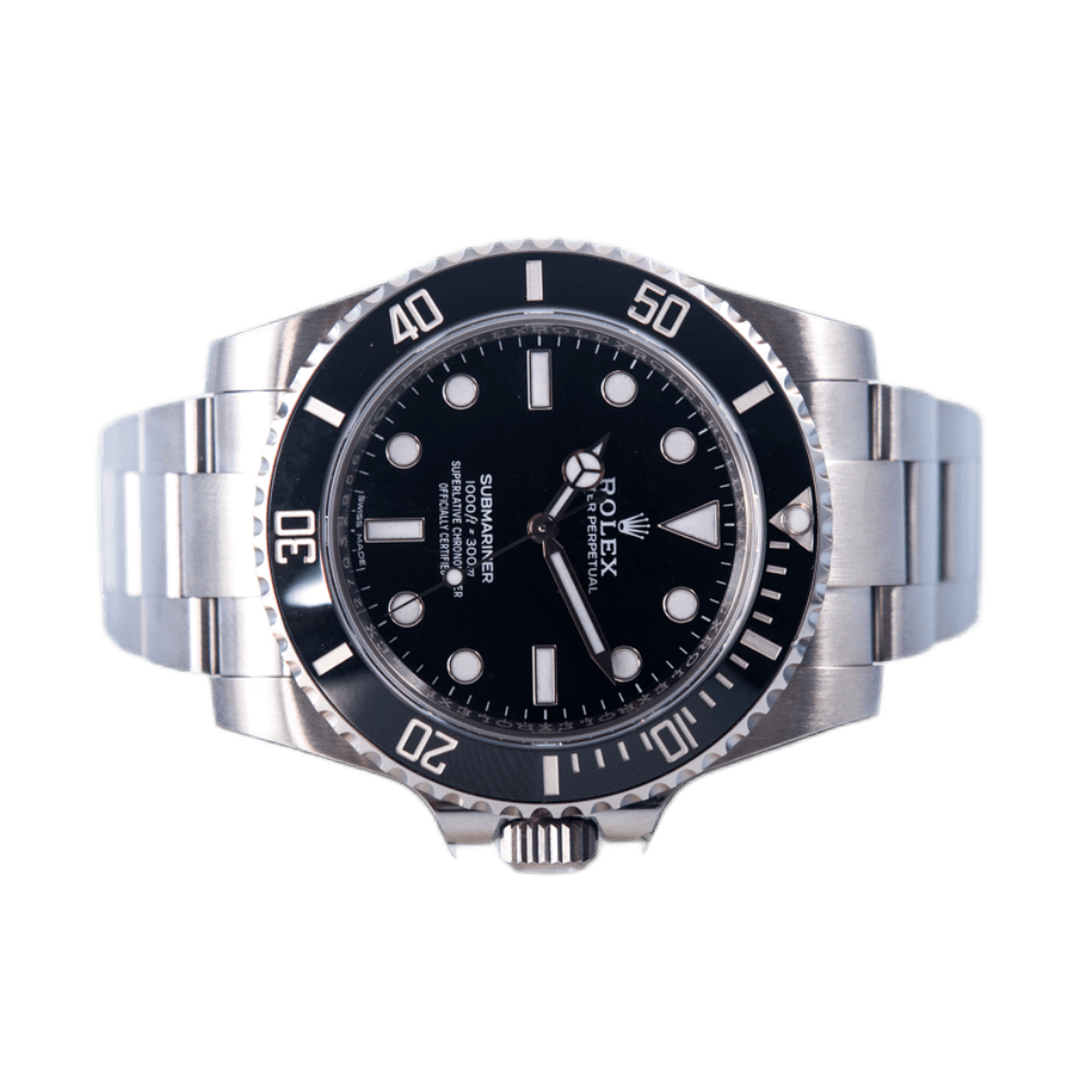 Rolex Submariner No Date Herrenuhr in Edelstahl mit Automatikwerk.