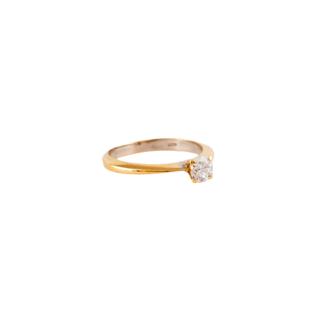 Solitär-Ring in 585 Gelbgold mit einem Brillant
ca. 0,35ct