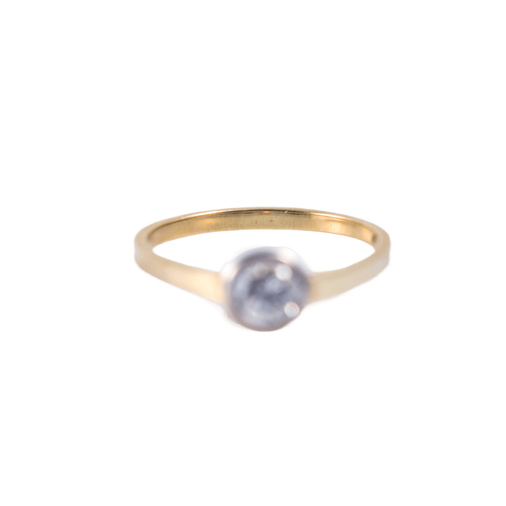 Solitär Ring 0,5 ct. 585 Gelbgold
