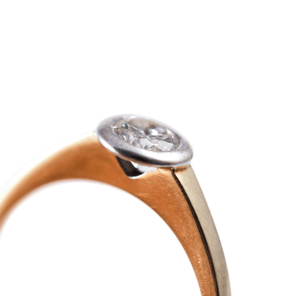 Solitär Ring 0,5 ct. 585 Gelbgold