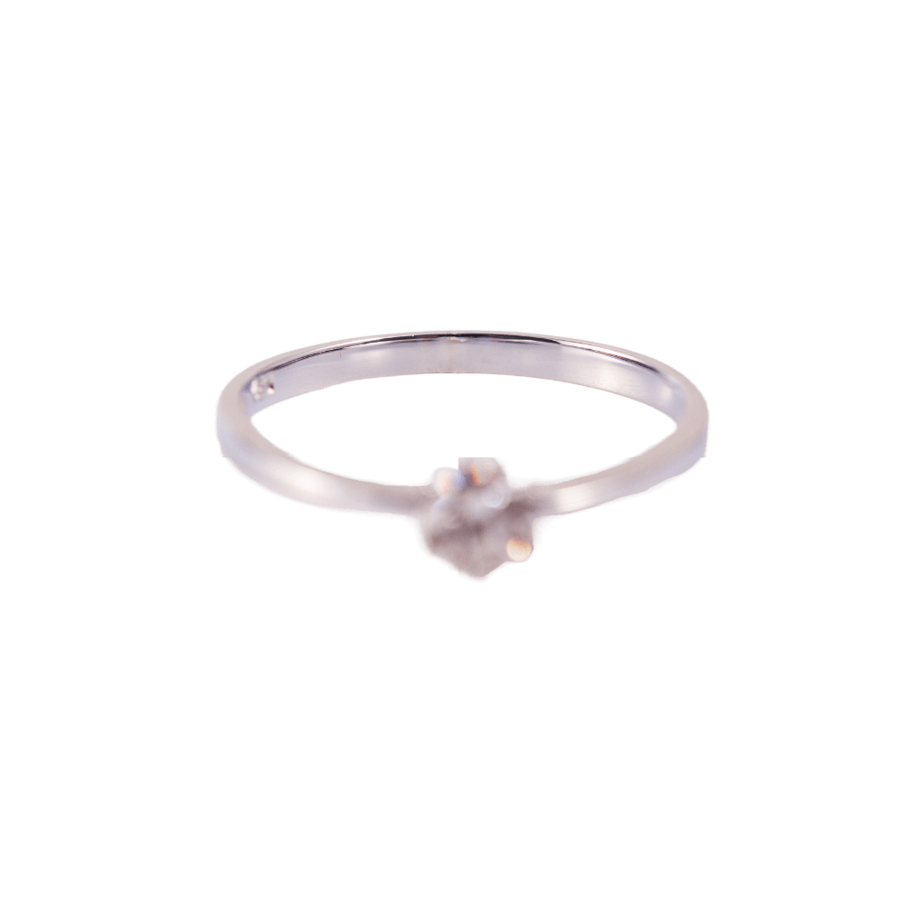 Solitär Ring 0,5 ct. 585 Weißgold