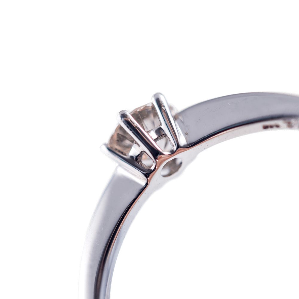 Solitär Ring 0,5 ct. 585 Weißgold