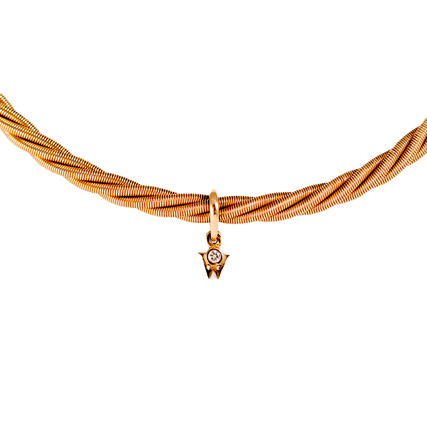Wellendorff Comtesse Halsreif in 750 Gelbgold.