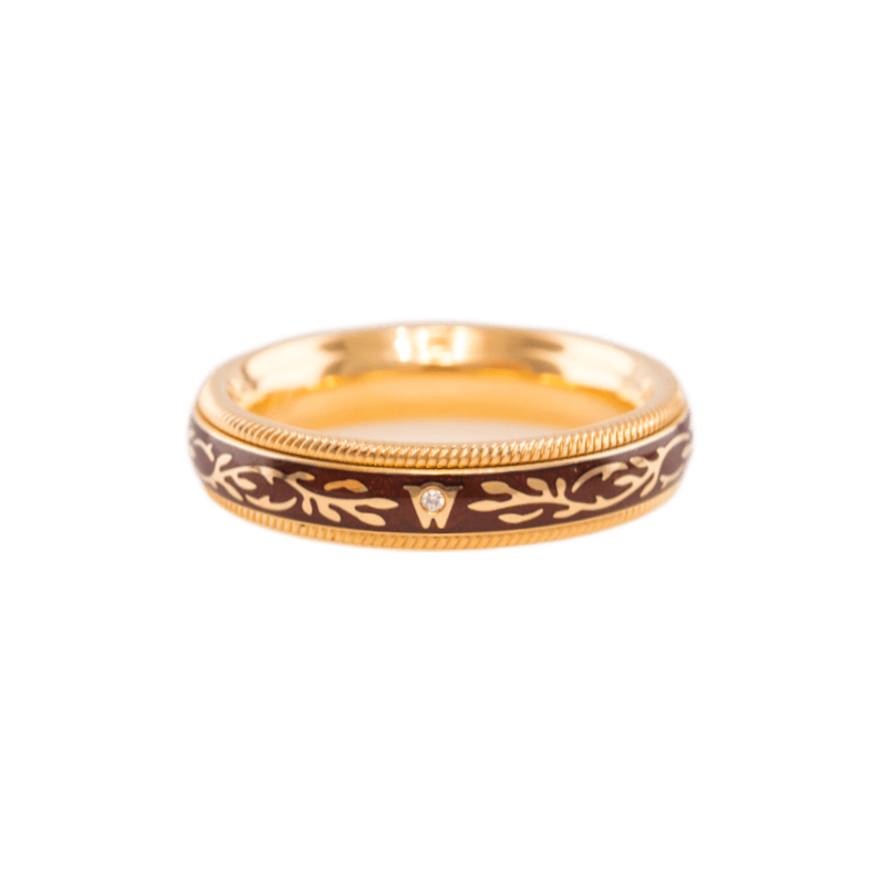 Wellendorff Ring Fantasie Nougat in 750 Gelbgold