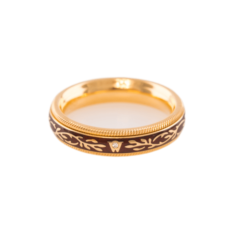 Wellendorff Ring Fantasie Nougat in 750 Gelbgold