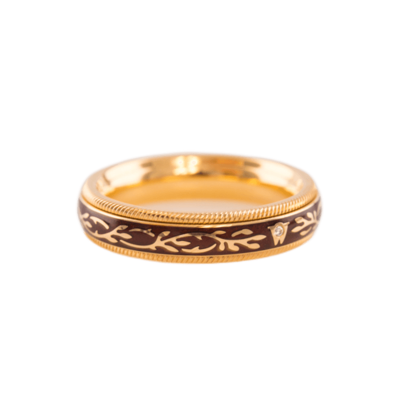 Wellendorff Ring Fantasie Nougat in 750 Gelbgold