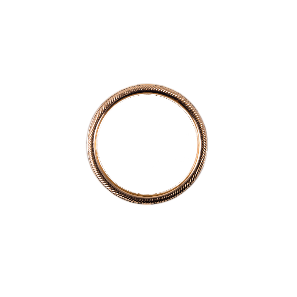 Wellendorff Jahresring 2008 Regenbogen in 750 Gelbgold mit Kaltemaille