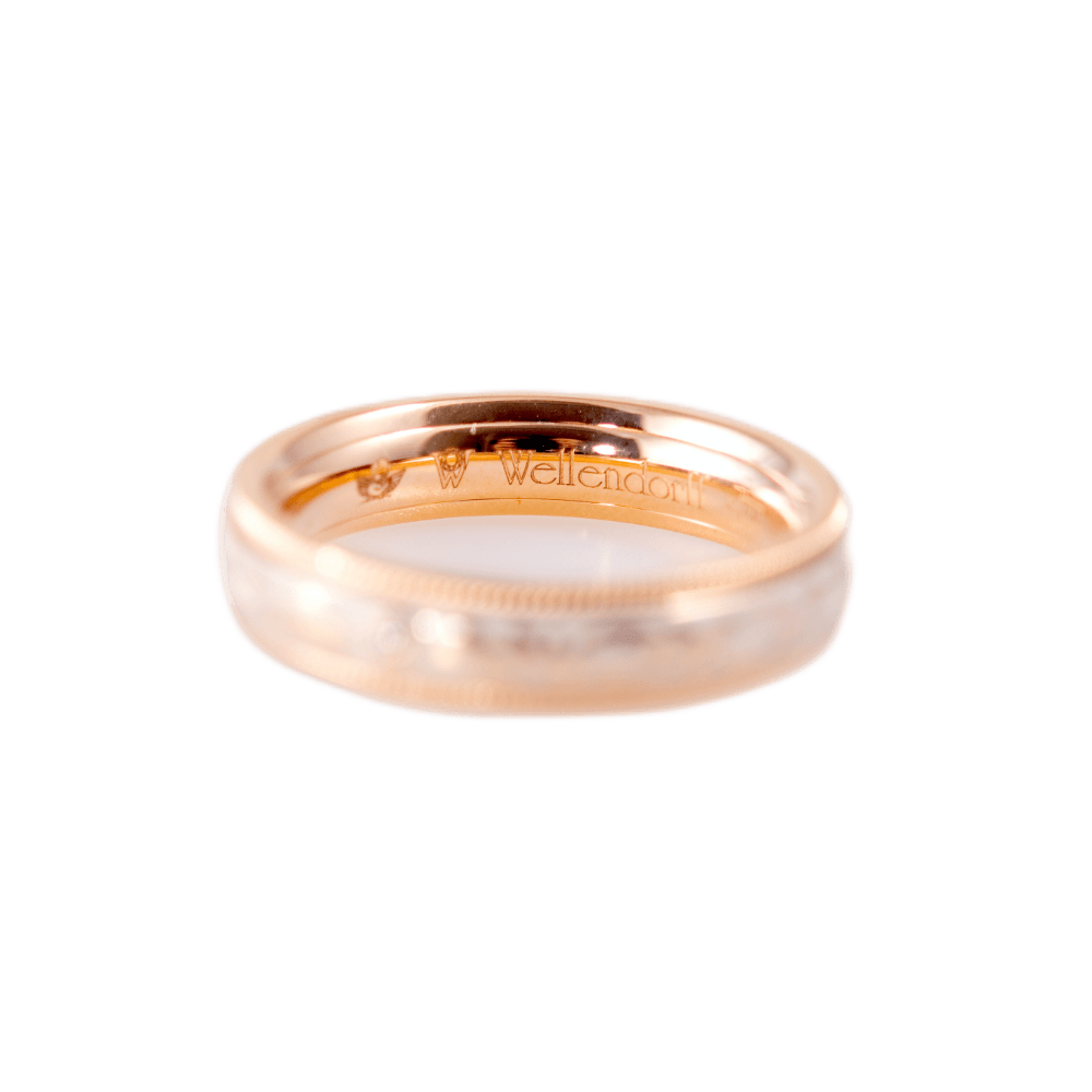 Wellendorff Ring Fantasie Vanille in 750 Gelbgold.