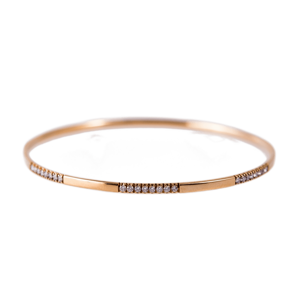 Wempe Armreif 750 Roségold mit Diamanten