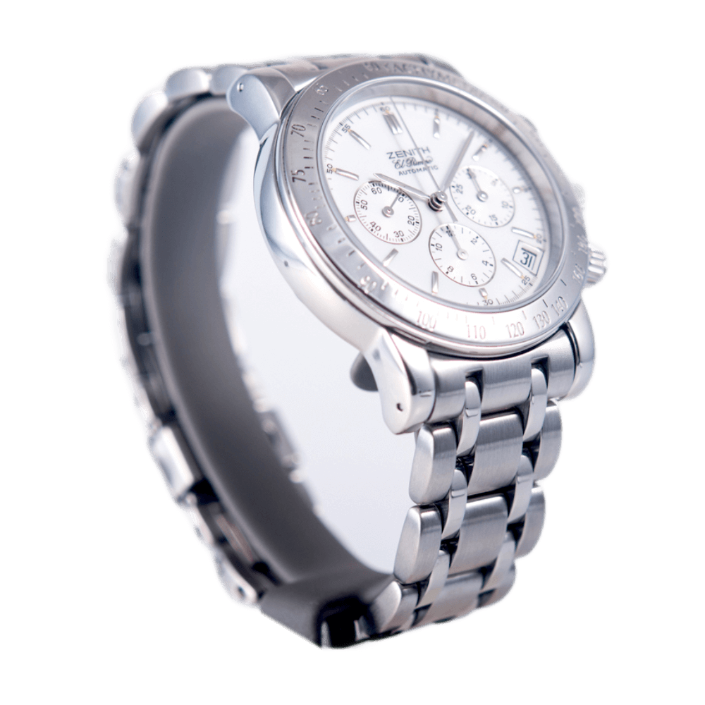 Zenith El Primero Rainbow Chronograph Herrenuhr in Edelstahl mit Automatikwerk, Cal. 400