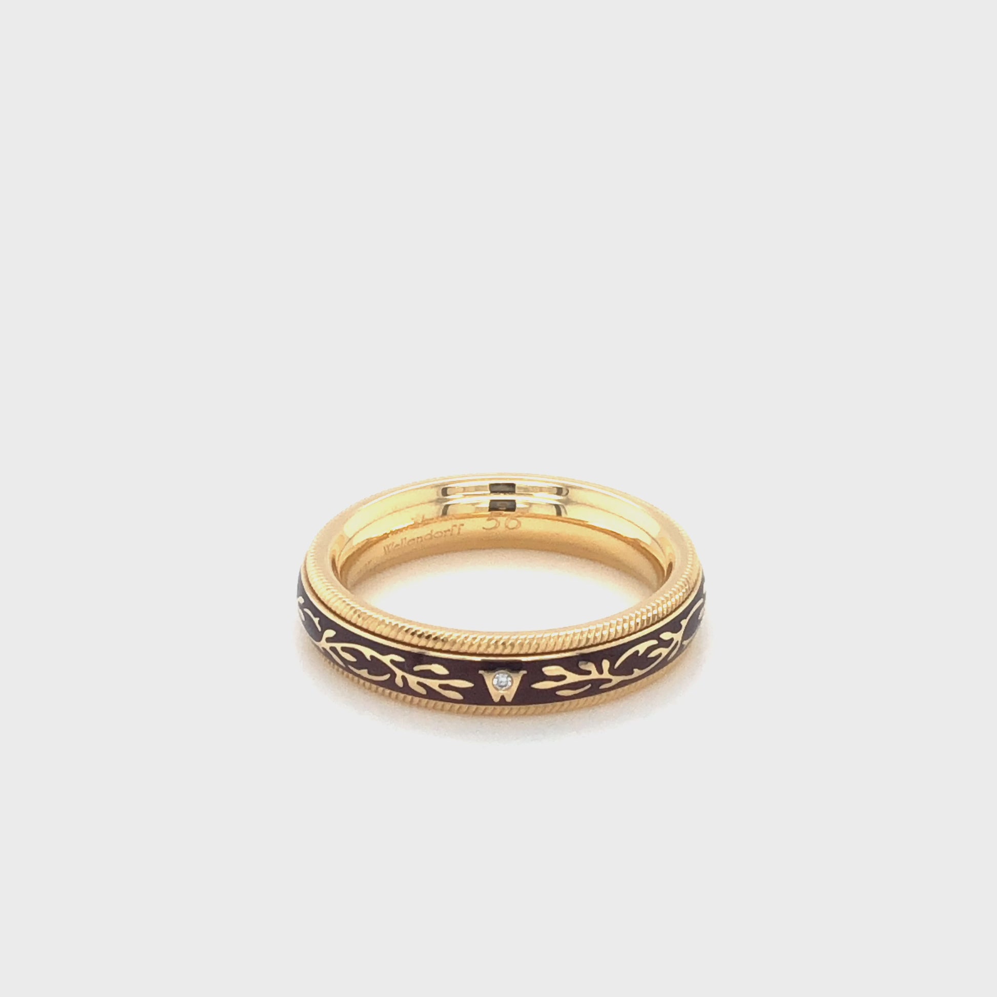 Wellendorff Ring Fantasie Nougat in 750 Gelbgold