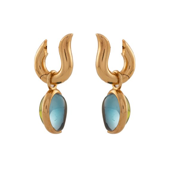 Tamara Comolli Signature Hoop Doubledrop Caribbean