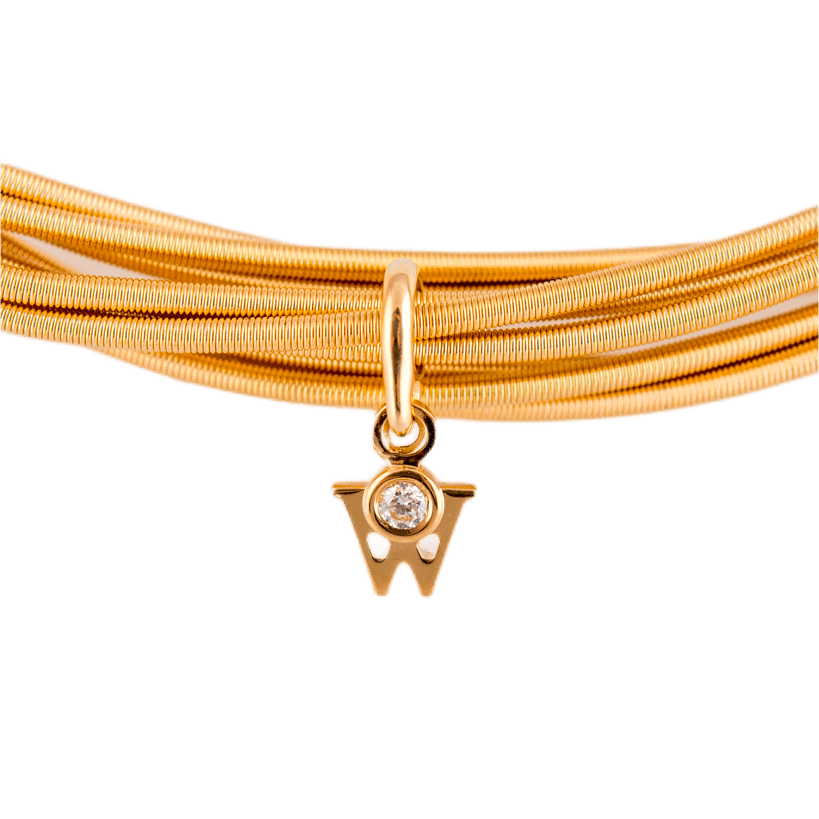 Wellendorff Collier Zartes Glück in 750 Gelbgold.