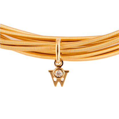 Wellendorff Collier Zartes Glück in 750 Gelbgold.