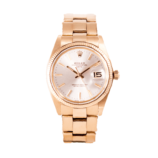 Rolex Oyster Perpetual Date Vintage Armbanduhr in 750 Gelbgold