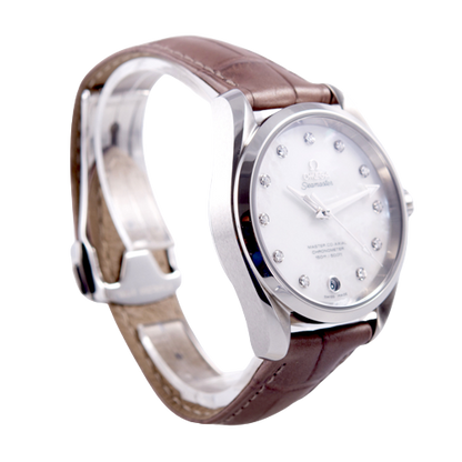 Omega Seamaster Aqua Terra Master Chronometer Armbanduhr in Edelstahl mit Automatikwerk