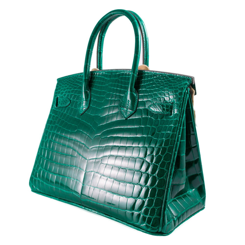Hermès Birkin Bag 30 Krokodil Vert Emeraude