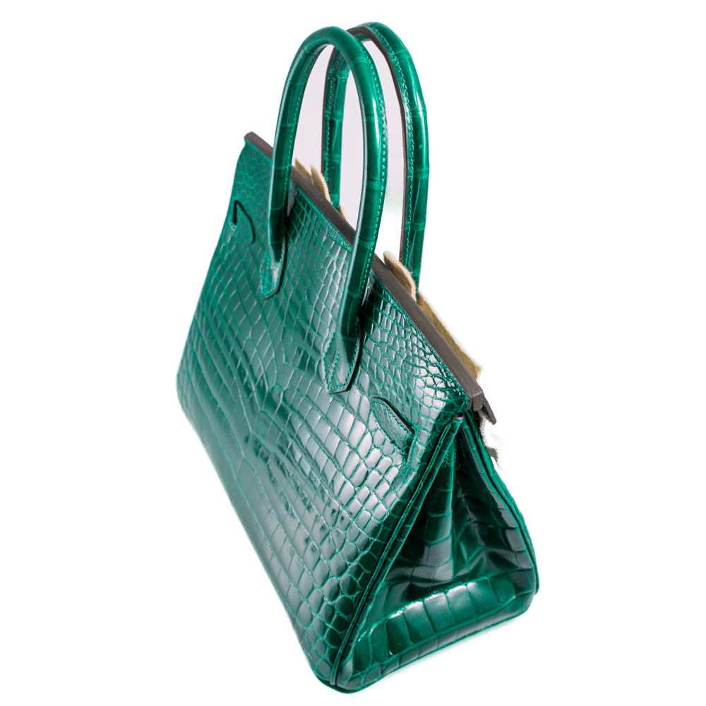 Hermès Birkin Bag 30 Krokodil Vert Emeraude