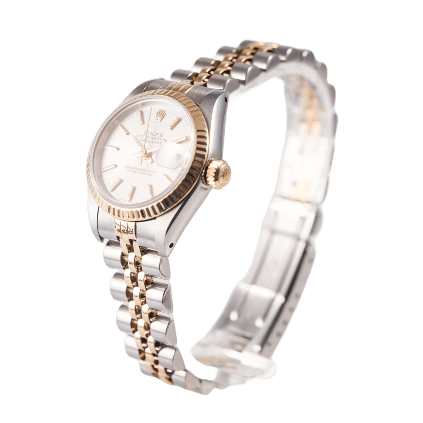 Rolex Lady Datejust Vintage Armbanduhr in Edelstahl und Gold#