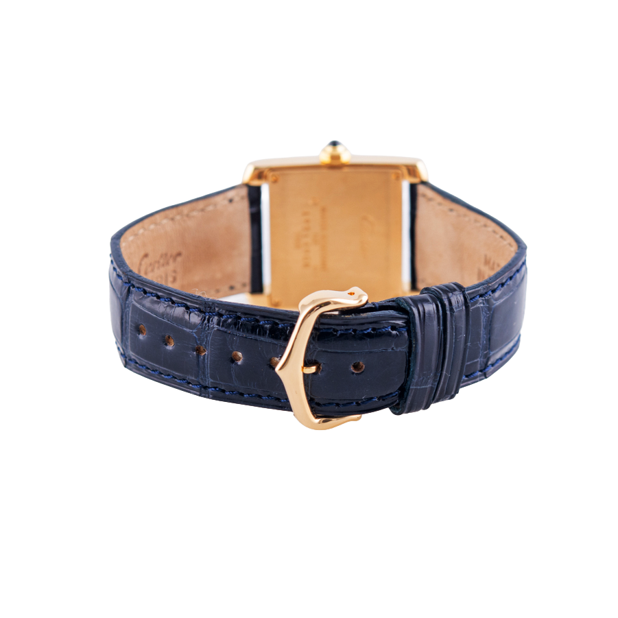 Cartier Tank Francaise Damenuhr
in 750 Gelbgold mit Quarzwerk.&nbsp;
Zifferblatt weiß-römisch.