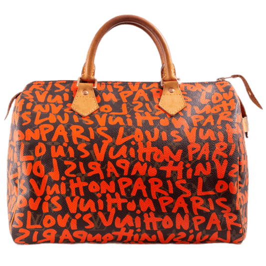 Louis Vuitton Speedy 30 Stephen Sprouse Graffiti Orange