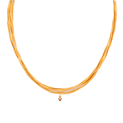 Wellendorff Collier Zartes Glück in 750 Gelbgold.