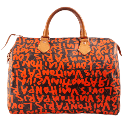 Louis Vuitton Speedy 30 Stephen Sprouse Graffiti Orange
