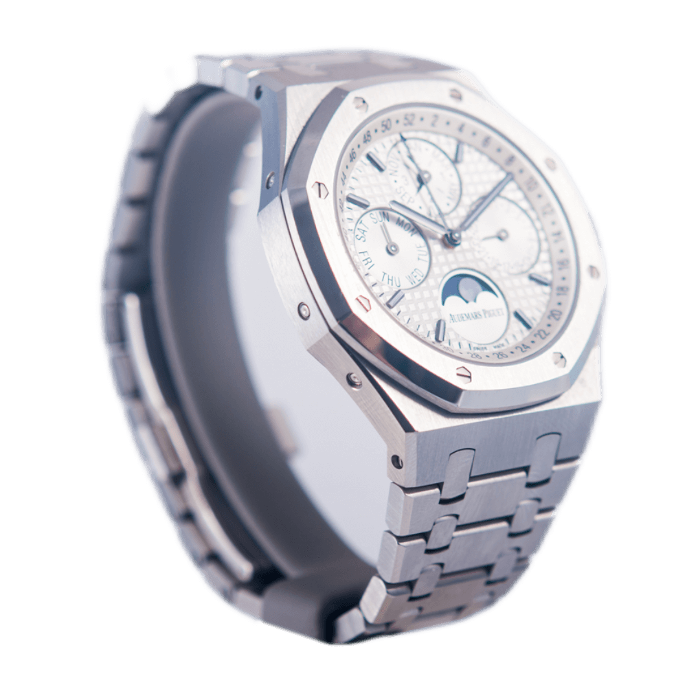 Audemars Piguet Royal Oak Ewiger Kalender Armbanduhr mit Mondphase