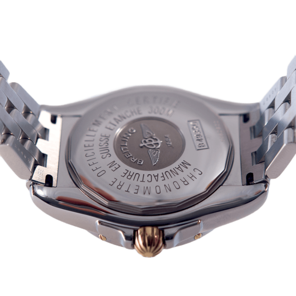 Breitling Cockpit Galactic 41 Big Date Armbanduhr in Edelstahl und Gold mit Automatikwerk