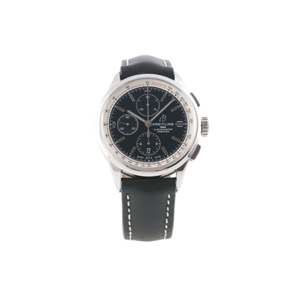 Breitling Premier Chronograph Armbanduhr
in Edelstahl mit Automatikwerk