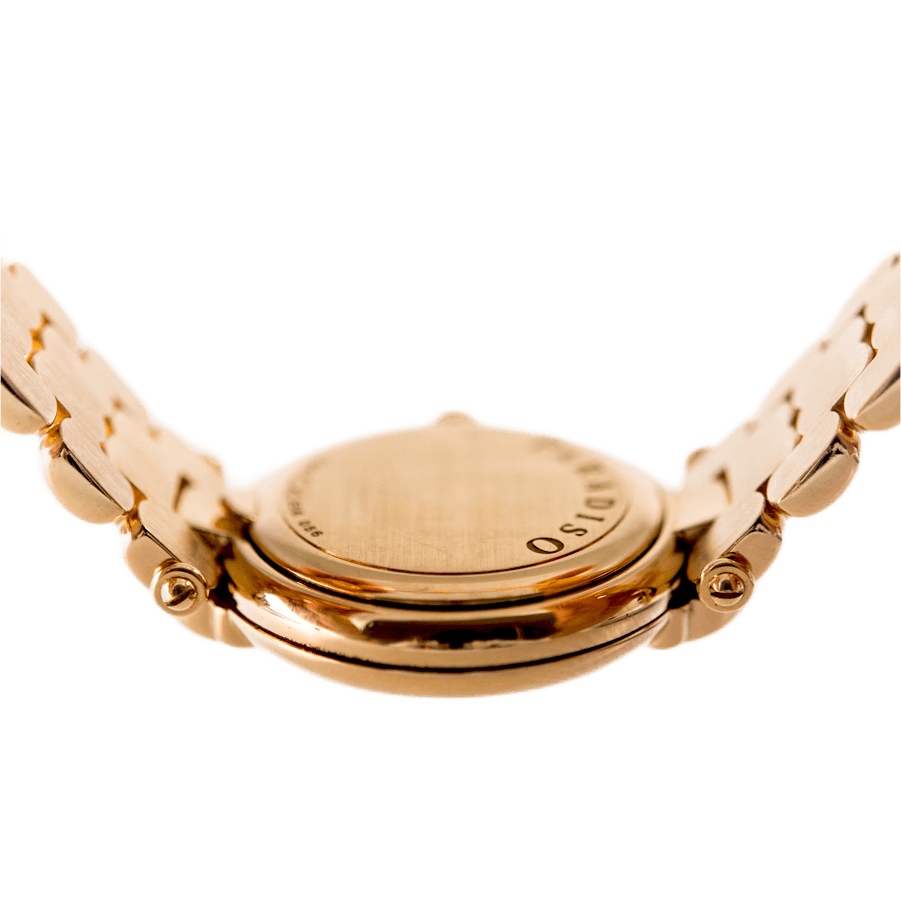 Bucherer Paradiso Armbanduhr in 750 Gold mit Quarzwerk.