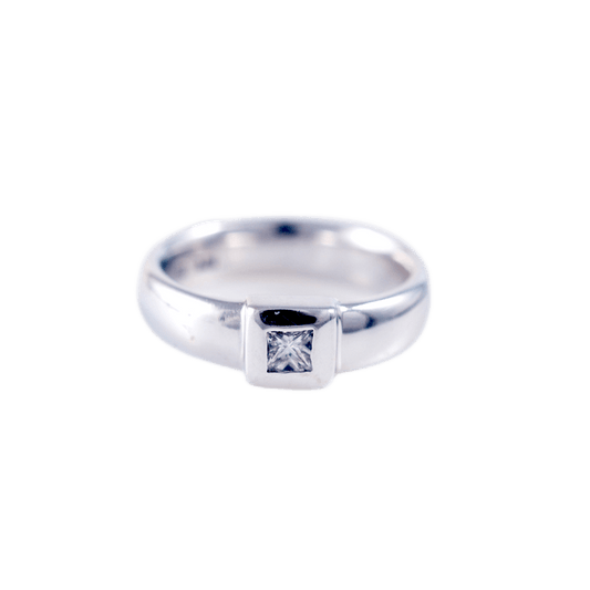 RING MIT DIAMANT-PRINCESS