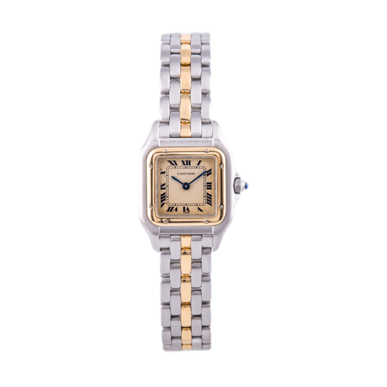 Cartier Panthère Lady Damenuhr in
Edelstahl und Gold 