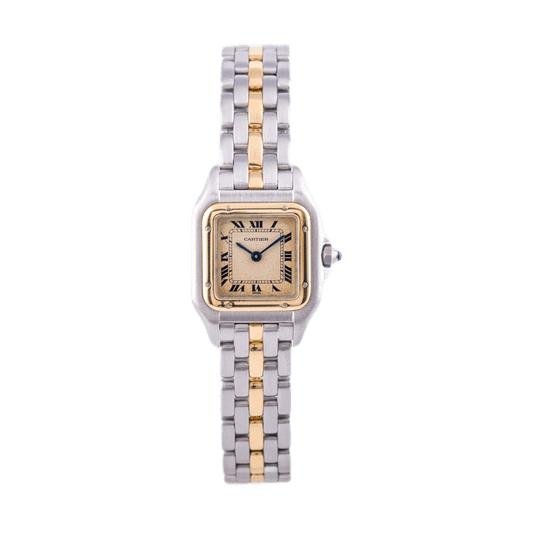 Cartier Panthère Lady Damenuhr in
Edelstahl und Gold 