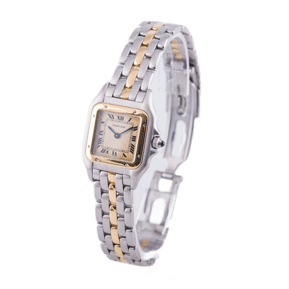 Cartier Panthère Lady Damenuhr in
Edelstahl und Gold 