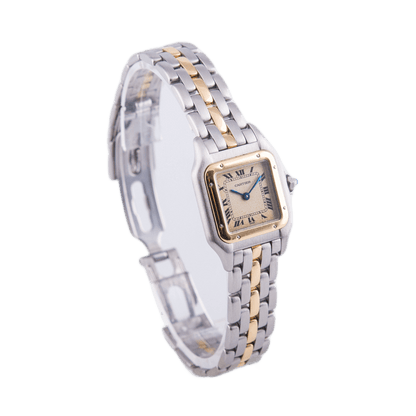 Cartier Panthère Lady Damenuhr in
Edelstahl und Gold 