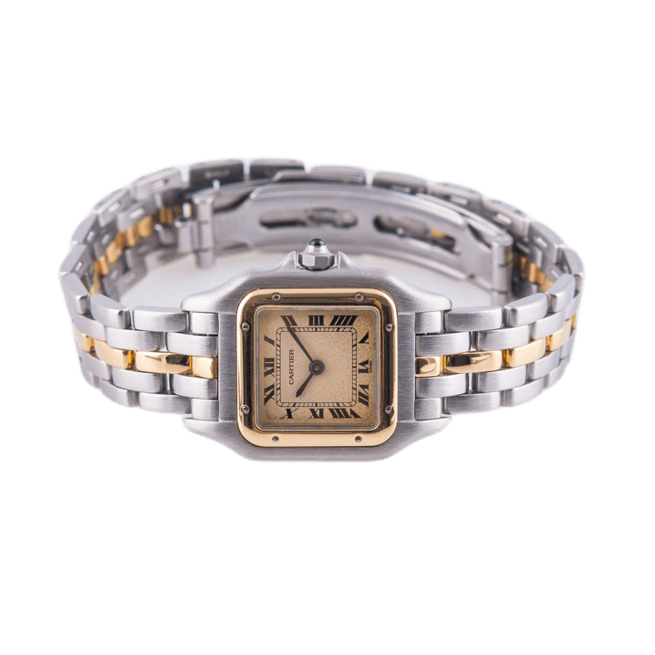 Cartier Panthère Lady Damenuhr in
Edelstahl und Gold 