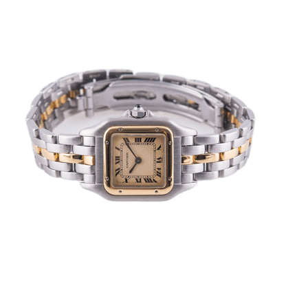 Cartier Panthère Lady Damenuhr in
Edelstahl und Gold 