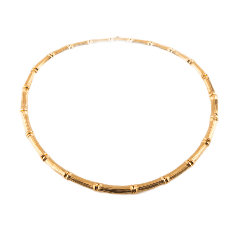 Cartier Collier "Bamboo" in 750 Gelbgold