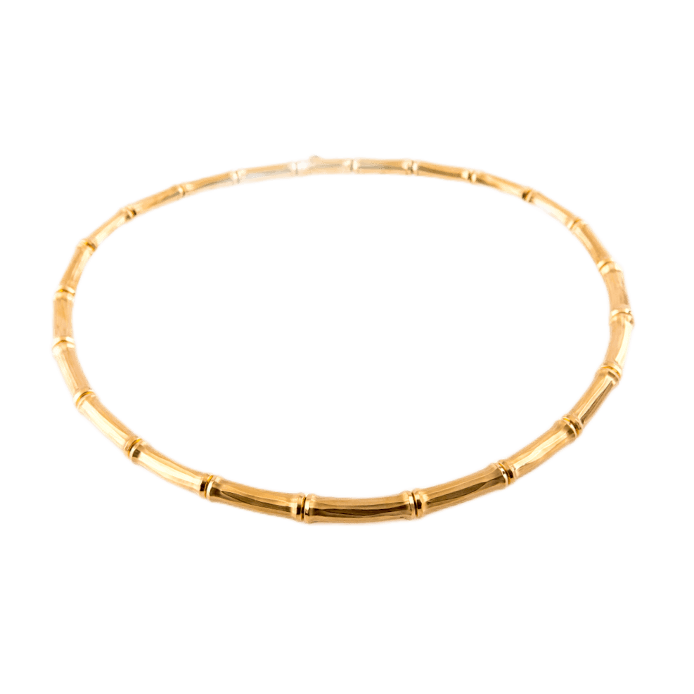 Cartier Collier "Bamboo" in 750 Gelbgold