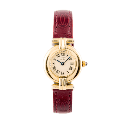 Cartier Colisée Vermeil Damenuhr mit Quarzwerk