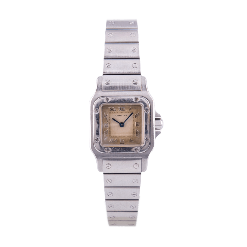 Cartier Santos Galbée Damenuhr
in Edelstahl mit Quarzwerk